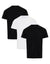 Black & White Essential Short Sleeve T-shirts (3 Pack)