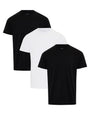 Black & White Essential Short Sleeve T-shirts (3 Pack)
