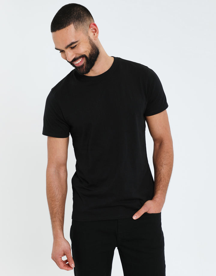 White & Black Essential Short Sleeve T-shirts (3 Pack)