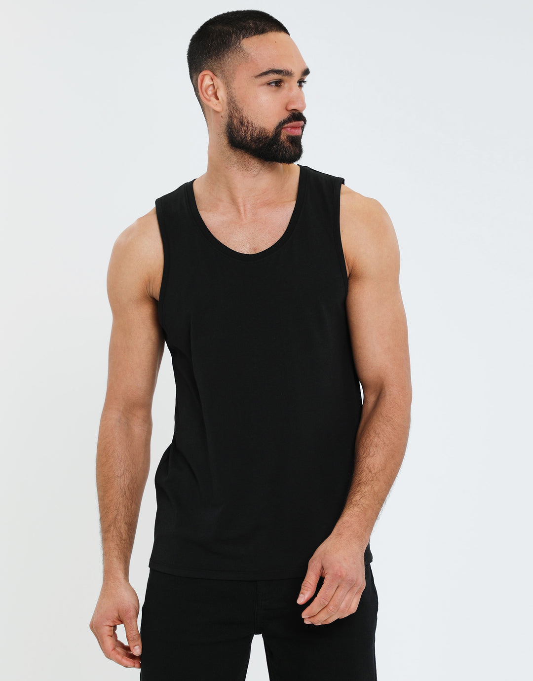 Black & White T-Shirt Vests (3 Pack)