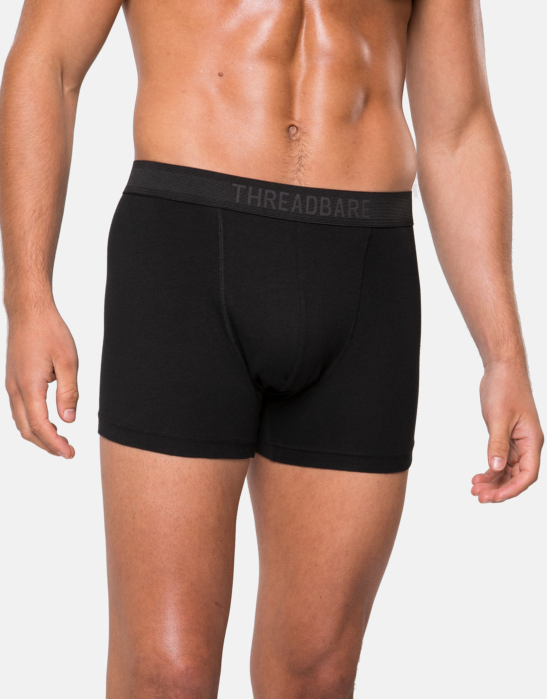 Men's Black Boxer Shorts (5 Pack) Threadbare