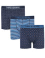 Blue Mix Boxer Shorts (3 Pack)