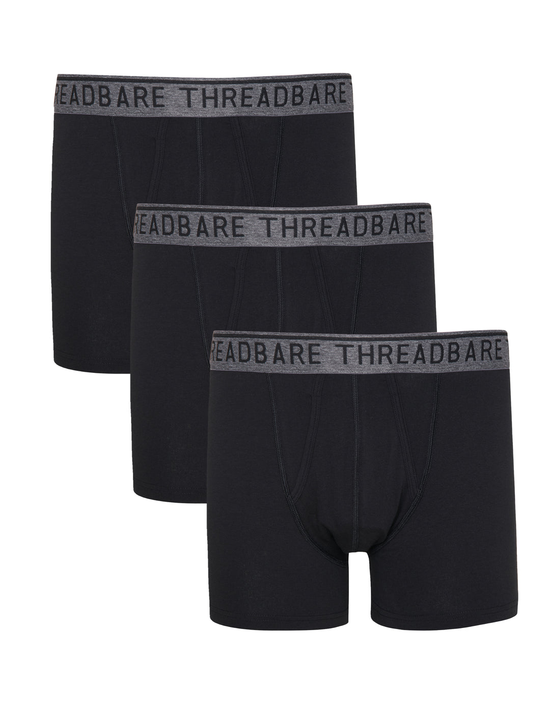 Black Boxer Shorts (3 Pack)