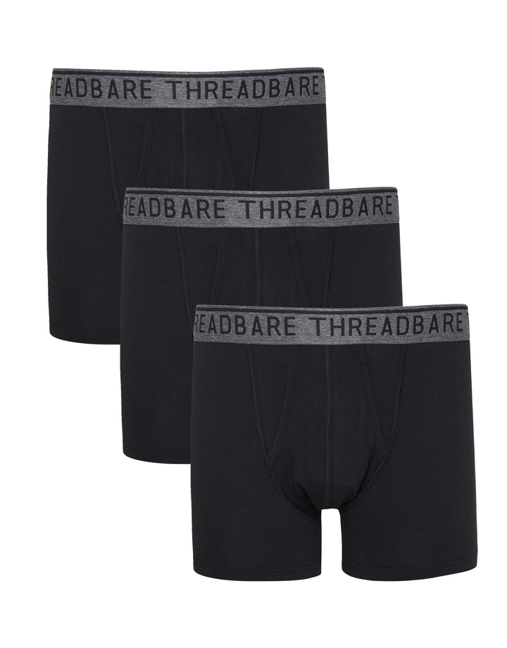 Black Boxer Shorts (3 Pack)