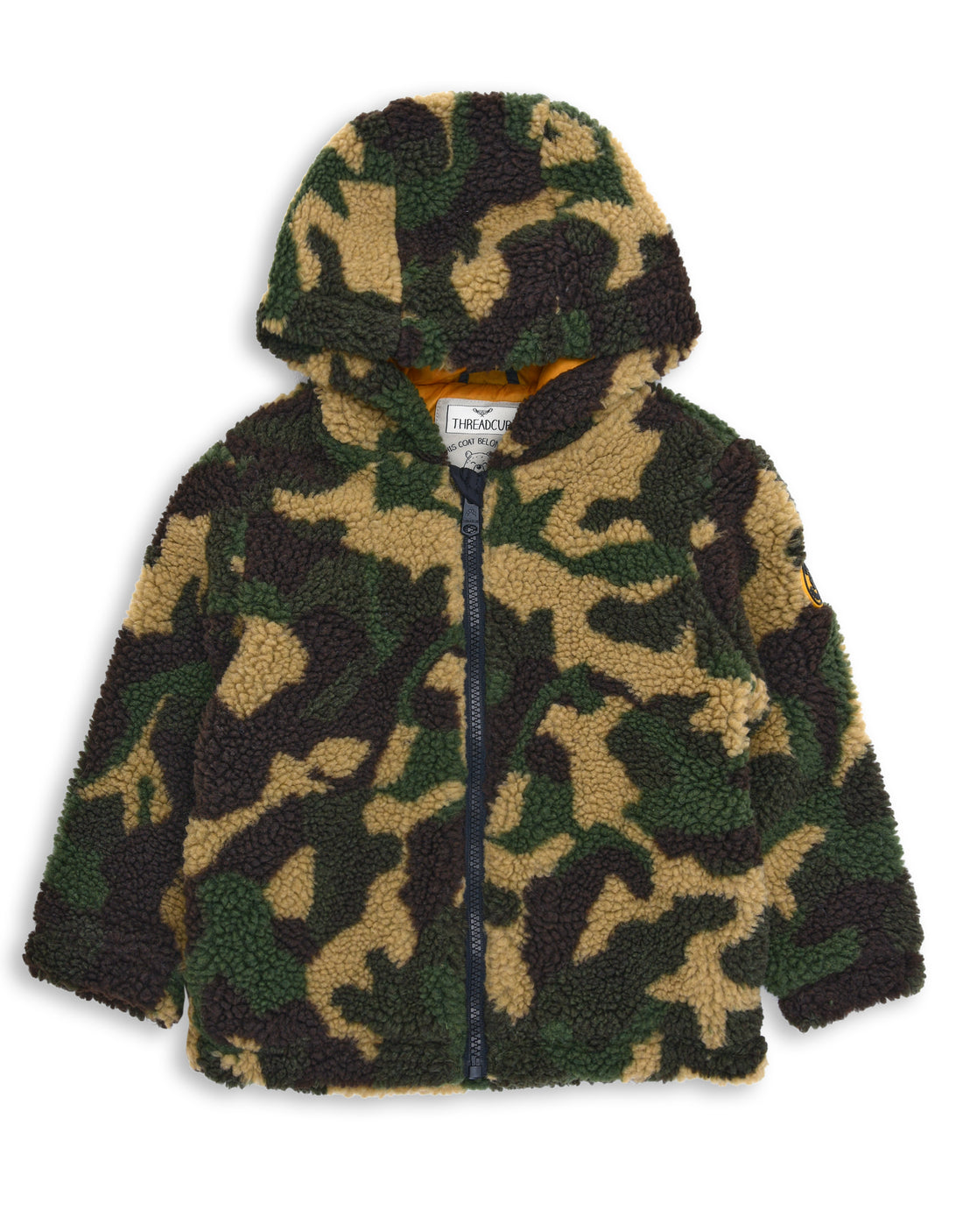 Camo hot sale borg jacket