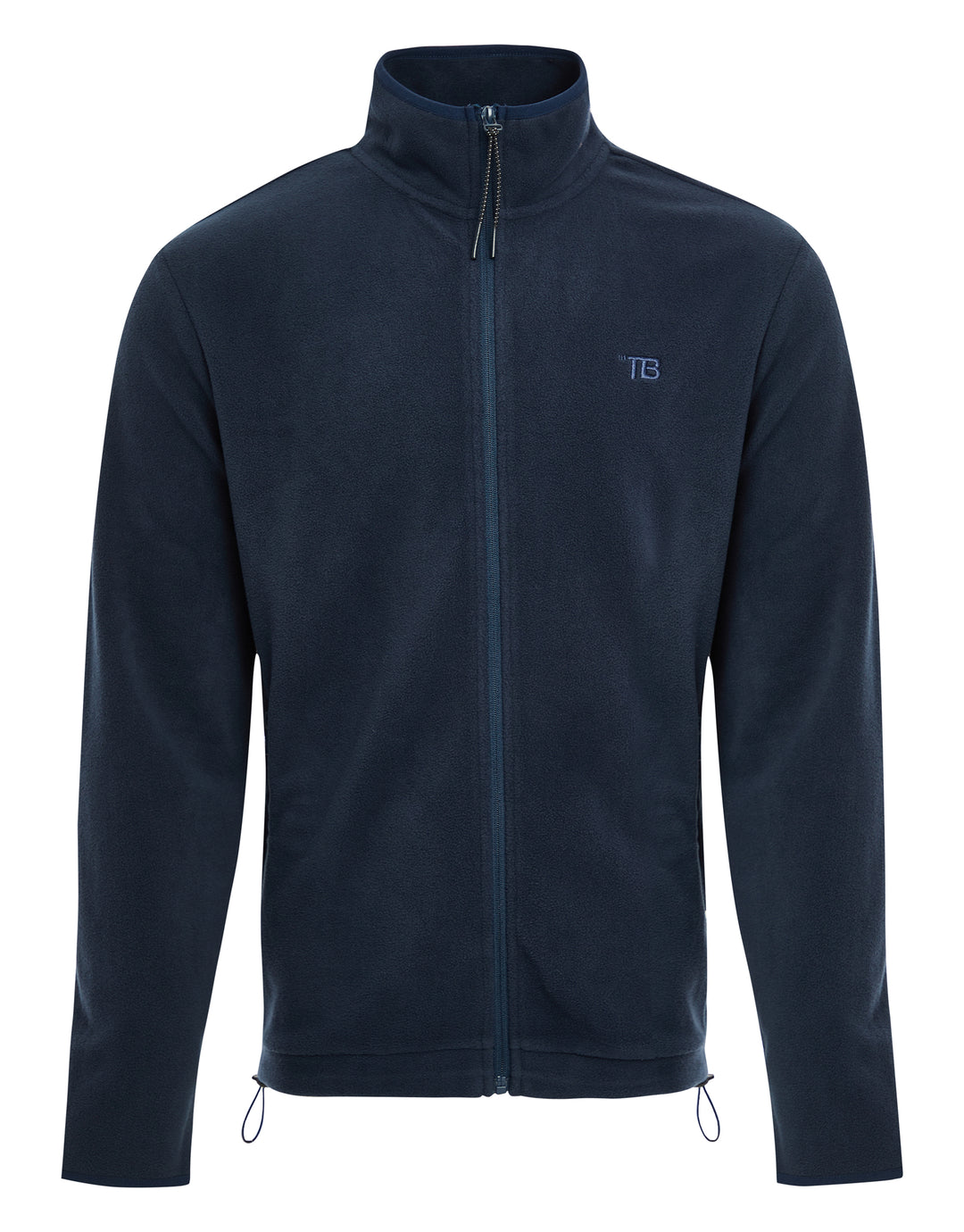 Navy Zip-Through Fitness Fleece