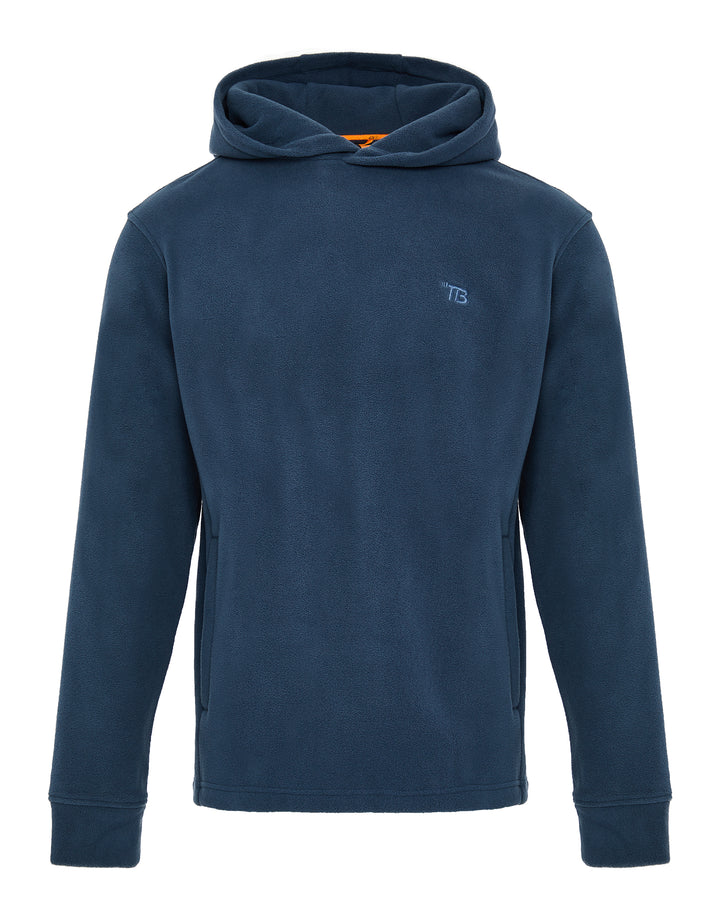 Denim Blue Microfleece Overhead Hoodie