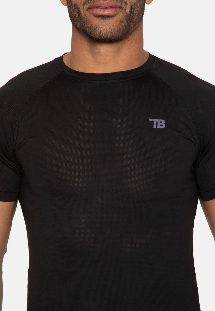 Black Mix Muscle Fit Gym T-Shirts (2 Pack)