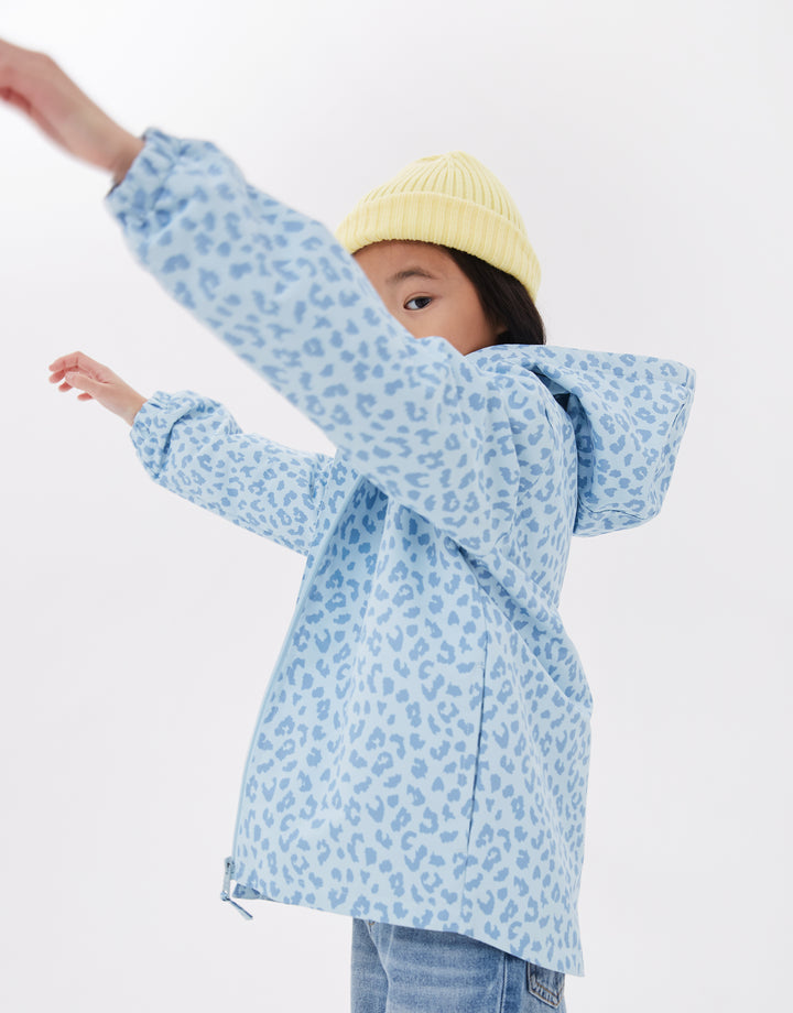 Threadgirls Girls' Blue Animal Print Mac