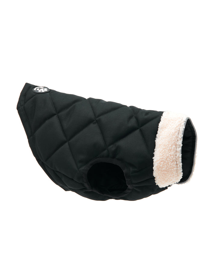 Threadpaw Dogs' Black Quilted Jacket