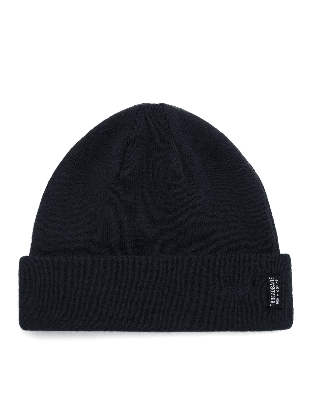Black & Navy Knitted Hats (2 Pack)