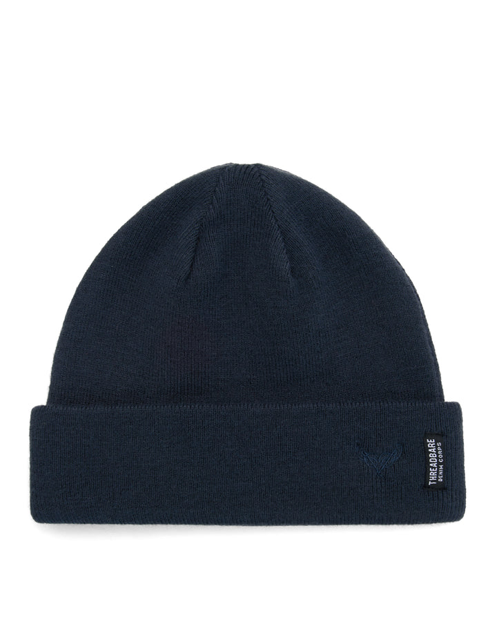 Black & Navy Knitted Hats (2 Pack)