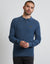Denim Blue Quarter Zip Polo Jumper