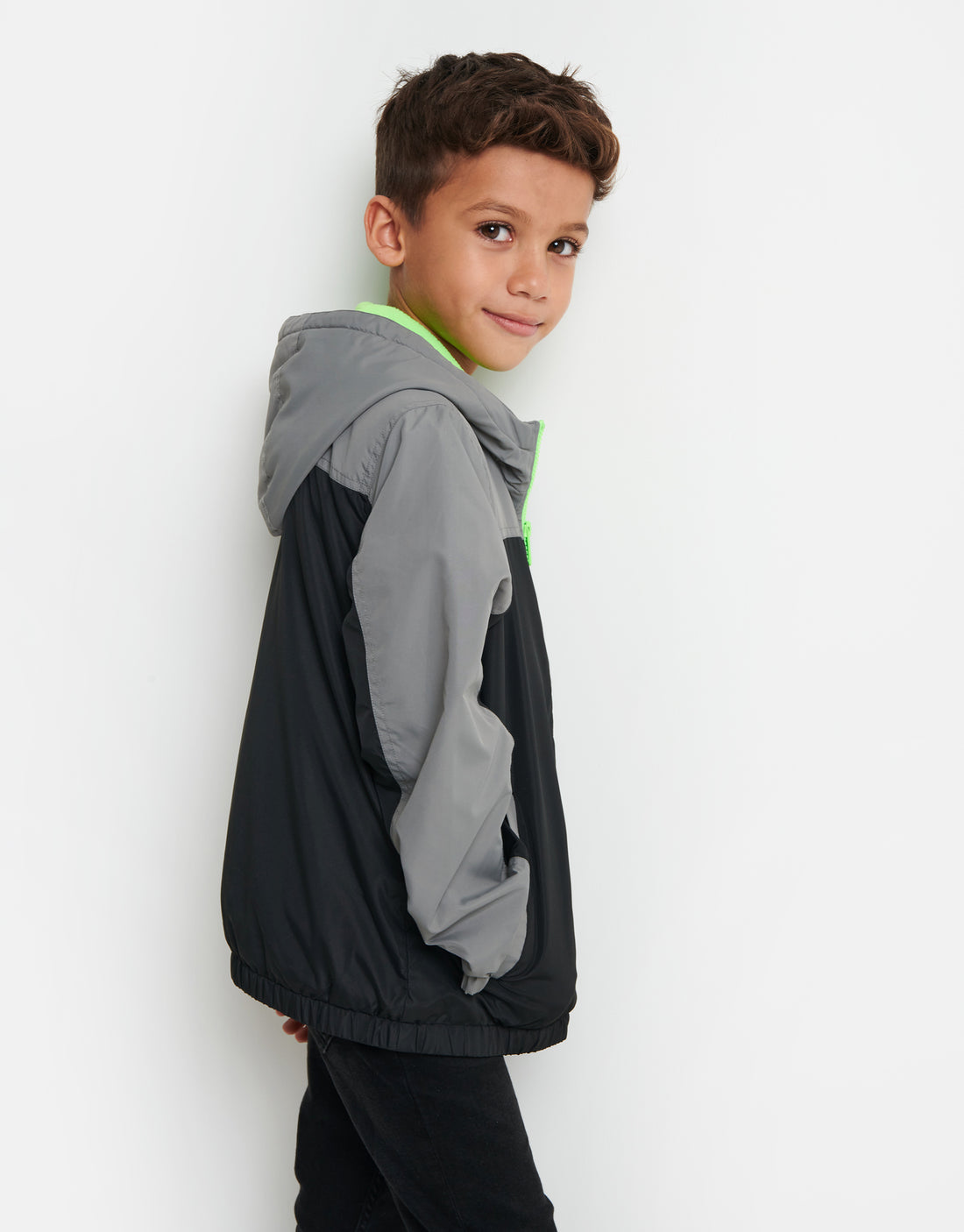 Boys' Black Lightweight Kids' Jacket – Threadbare