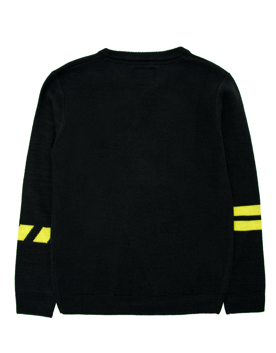 Rooftop Black Patterned Neon Text Jumpers