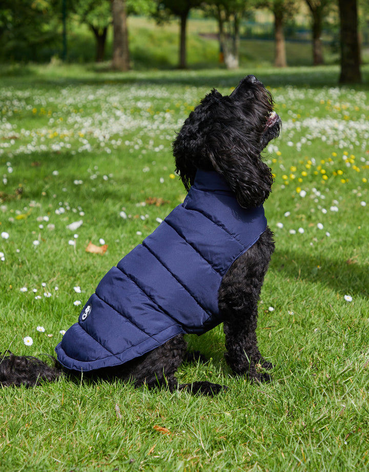 Threadpaw Dogs' Navy Puffer Jacket