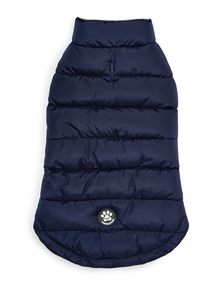 Threadpaw Dogs' Navy Puffer Jacket