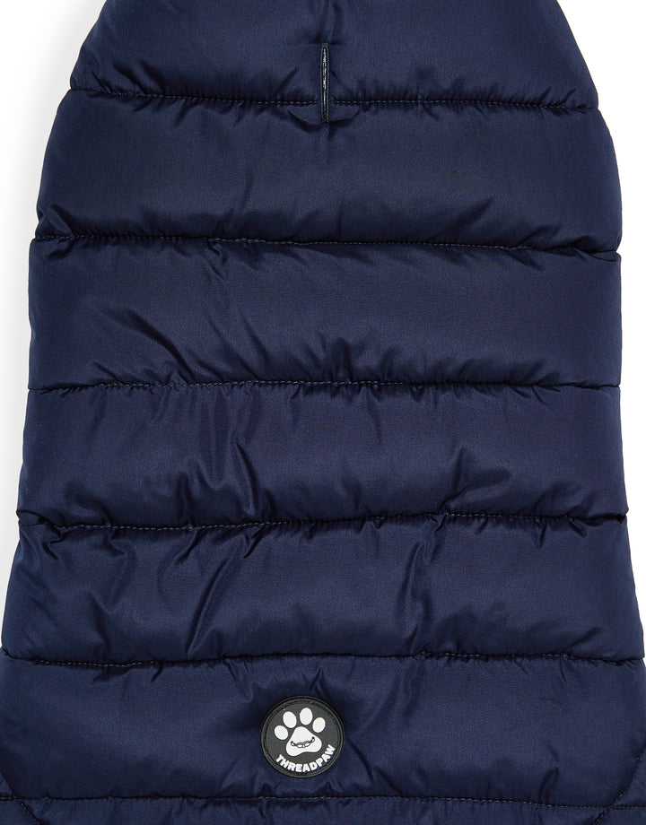 Threadpaw Dogs' Navy Puffer Jacket