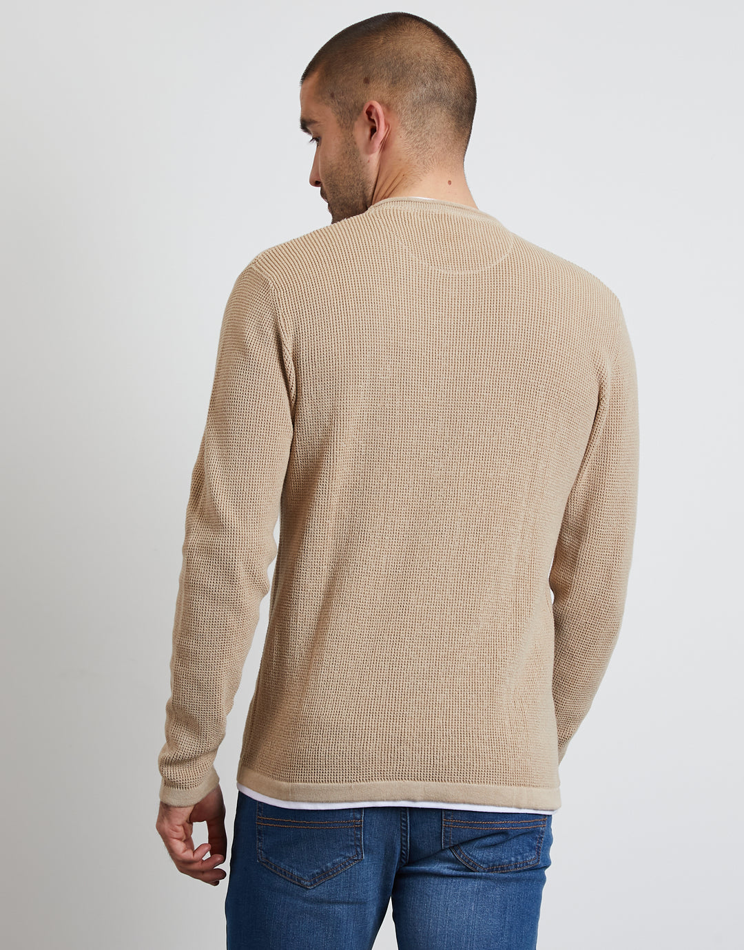 Stone Mock T-Shirt Jumper