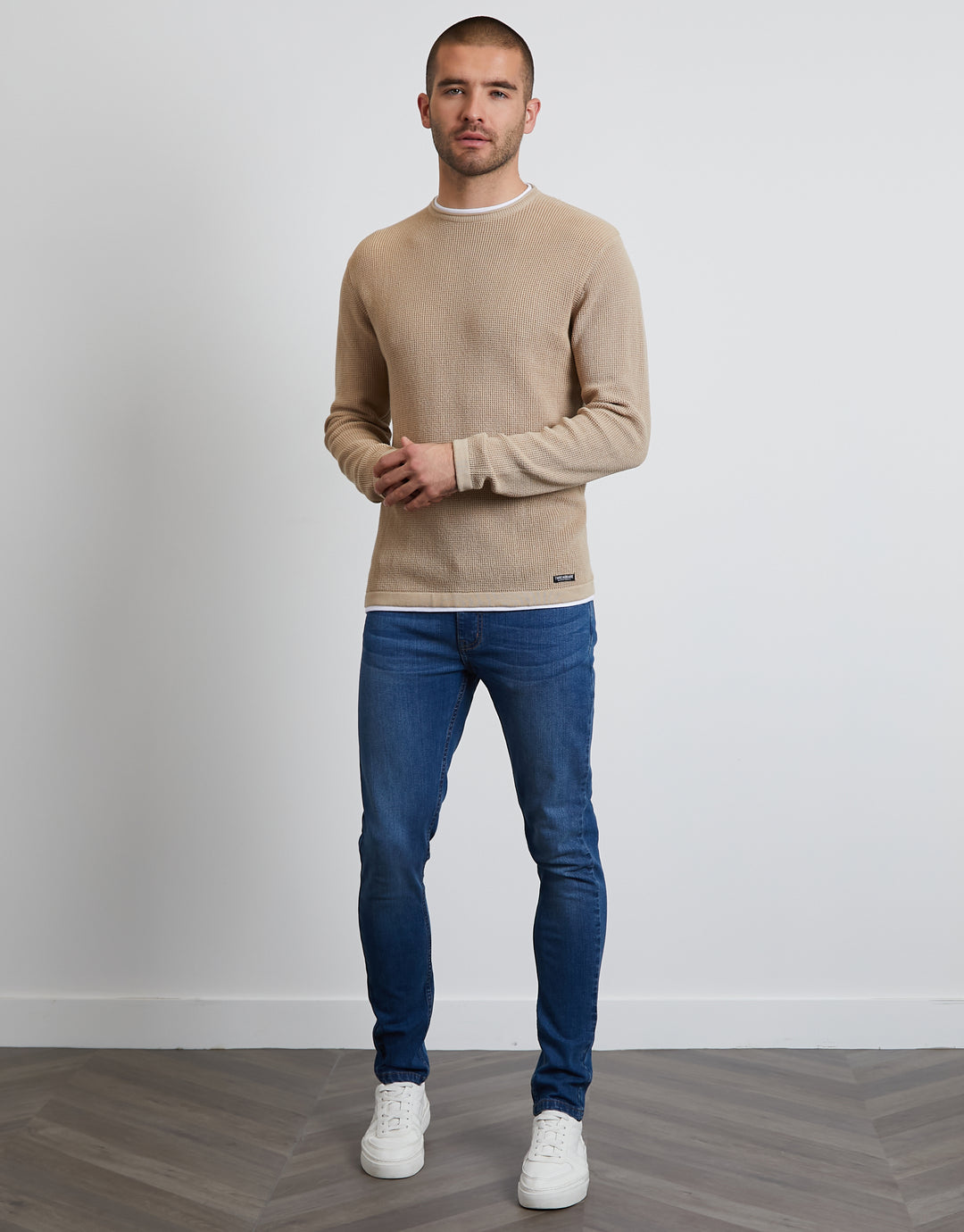 Stone Mock T-Shirt Jumper