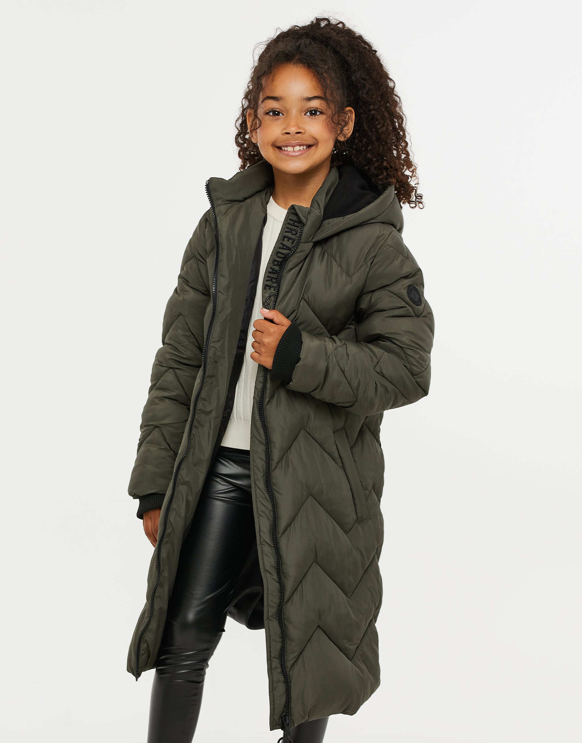 New long best sale jacket for girl