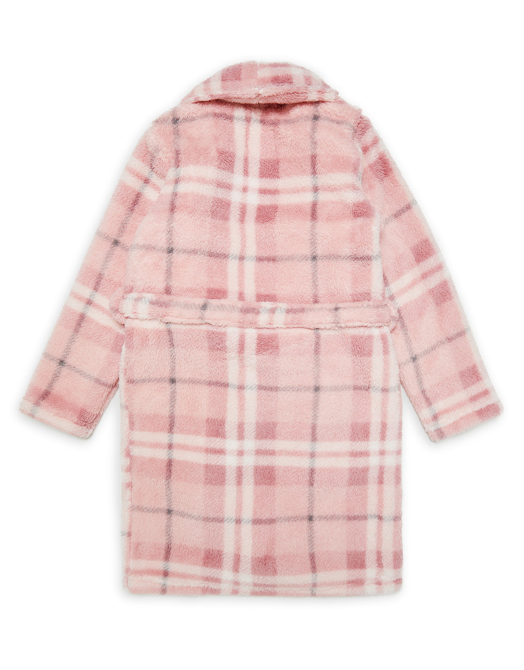 Threadgirls Girls' Pink Check Dressing Gown