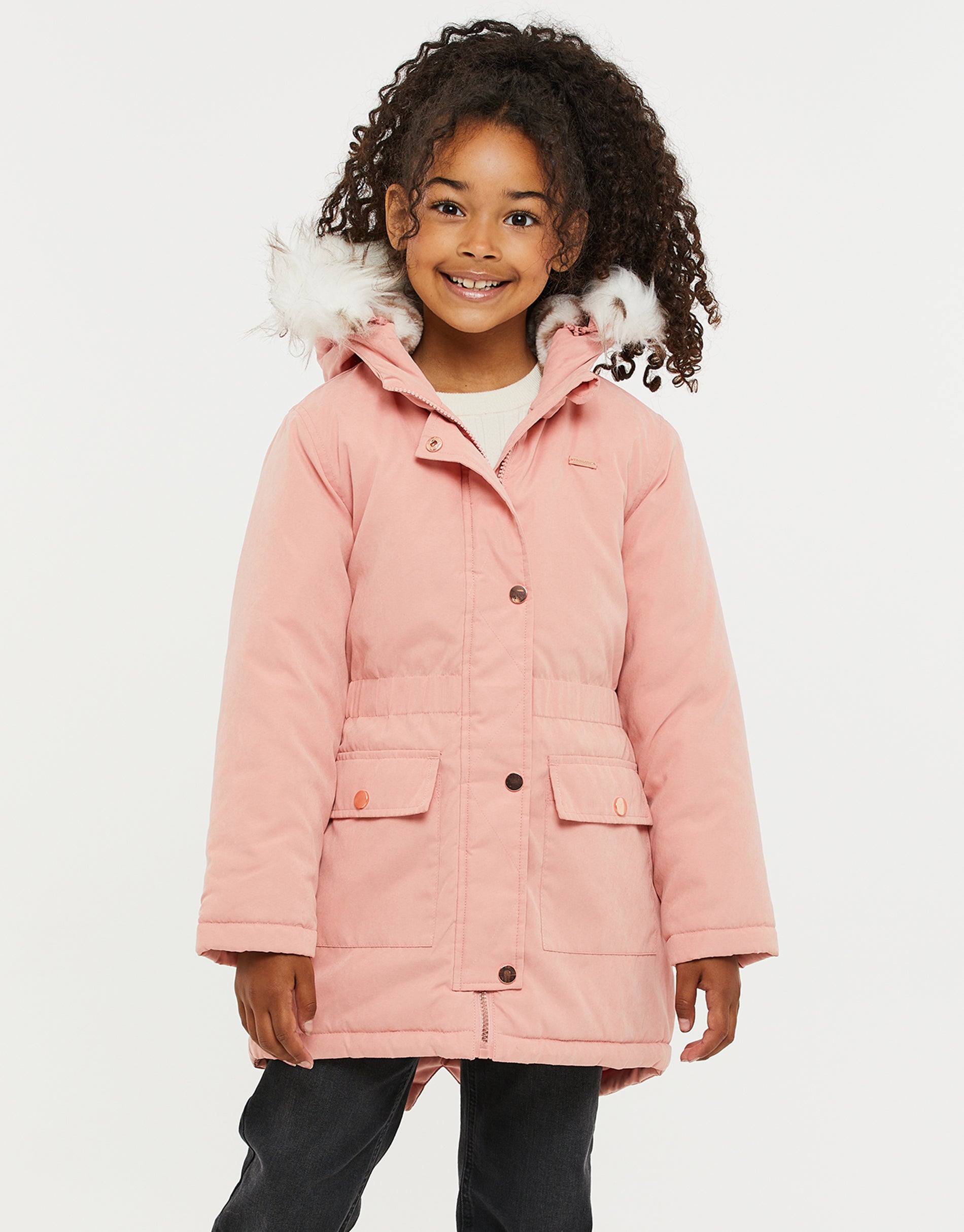 Pink girls online coat