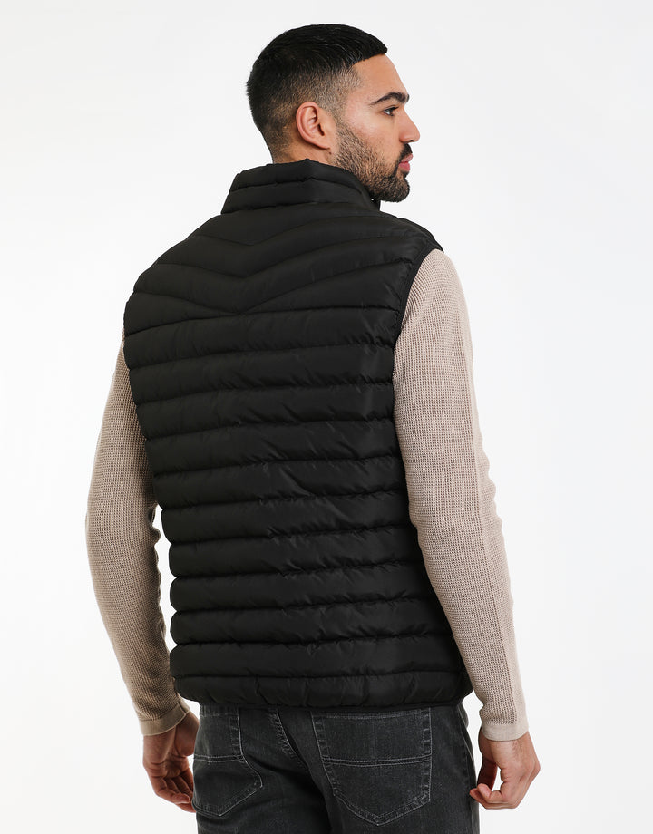 Black Padded Gilet