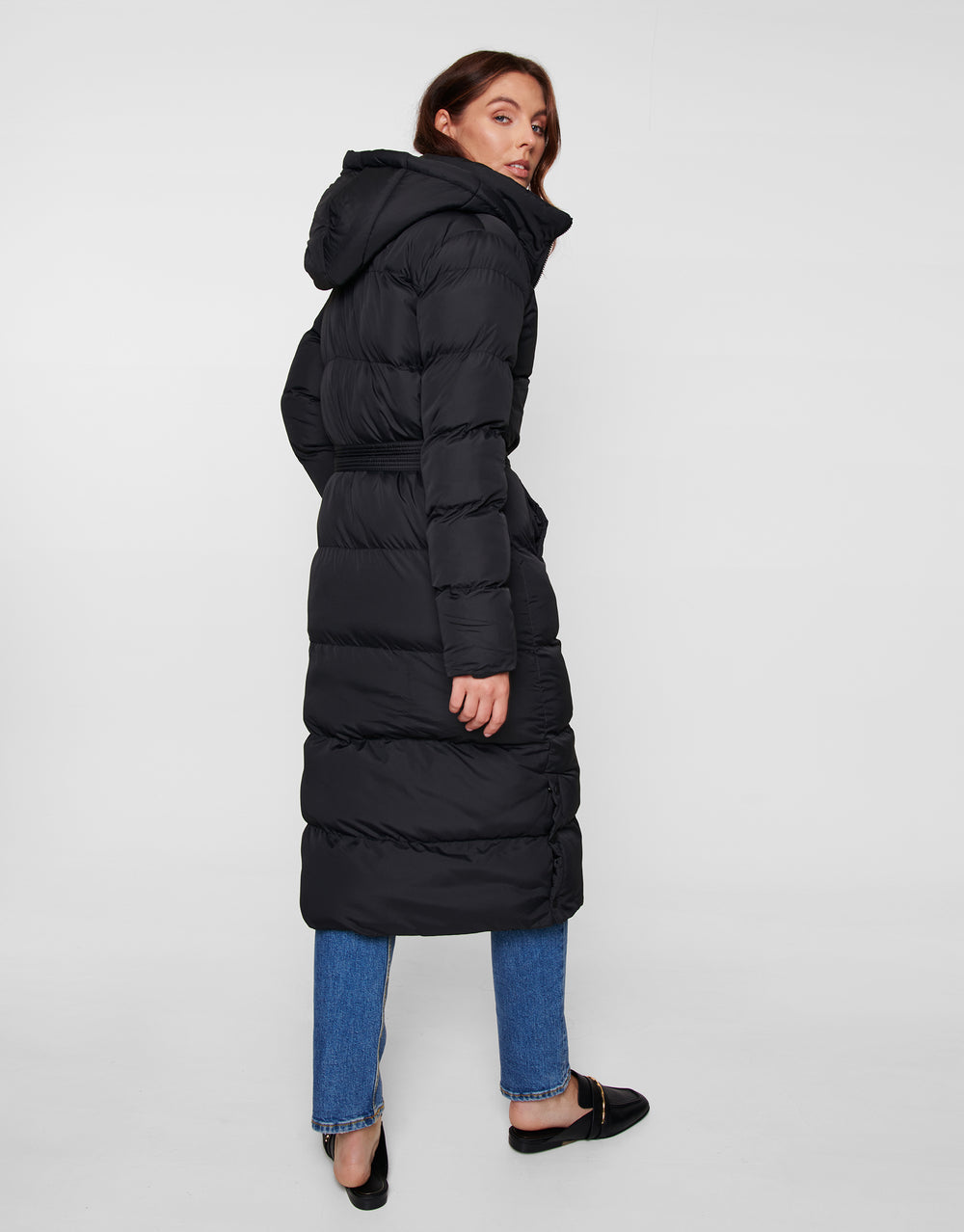 Addison Black Long Line Jacket