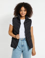 Black Quilted Gilet