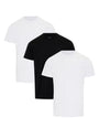 White & Black Essential Short Sleeve T-shirts (3 Pack)