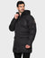 Black Longline Padded Coat
