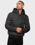 Black Hooded Puffer Jacket