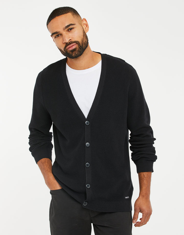Black Knitted Cardigan