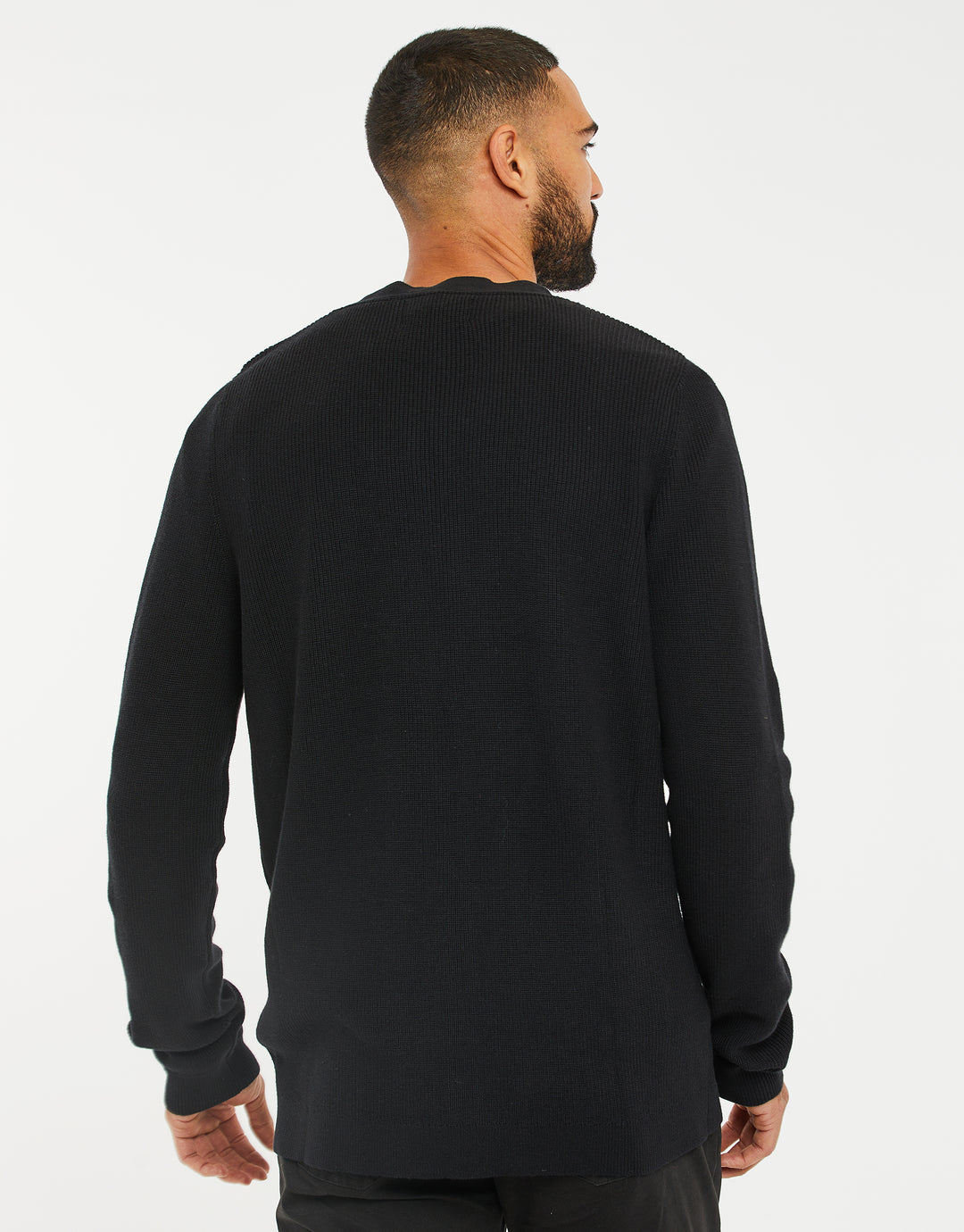 Black Knitted Cardigan