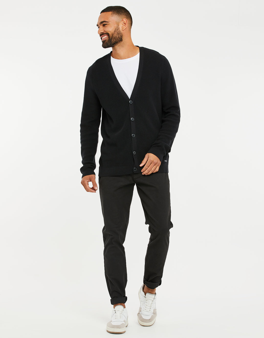 Black Knitted Cardigan