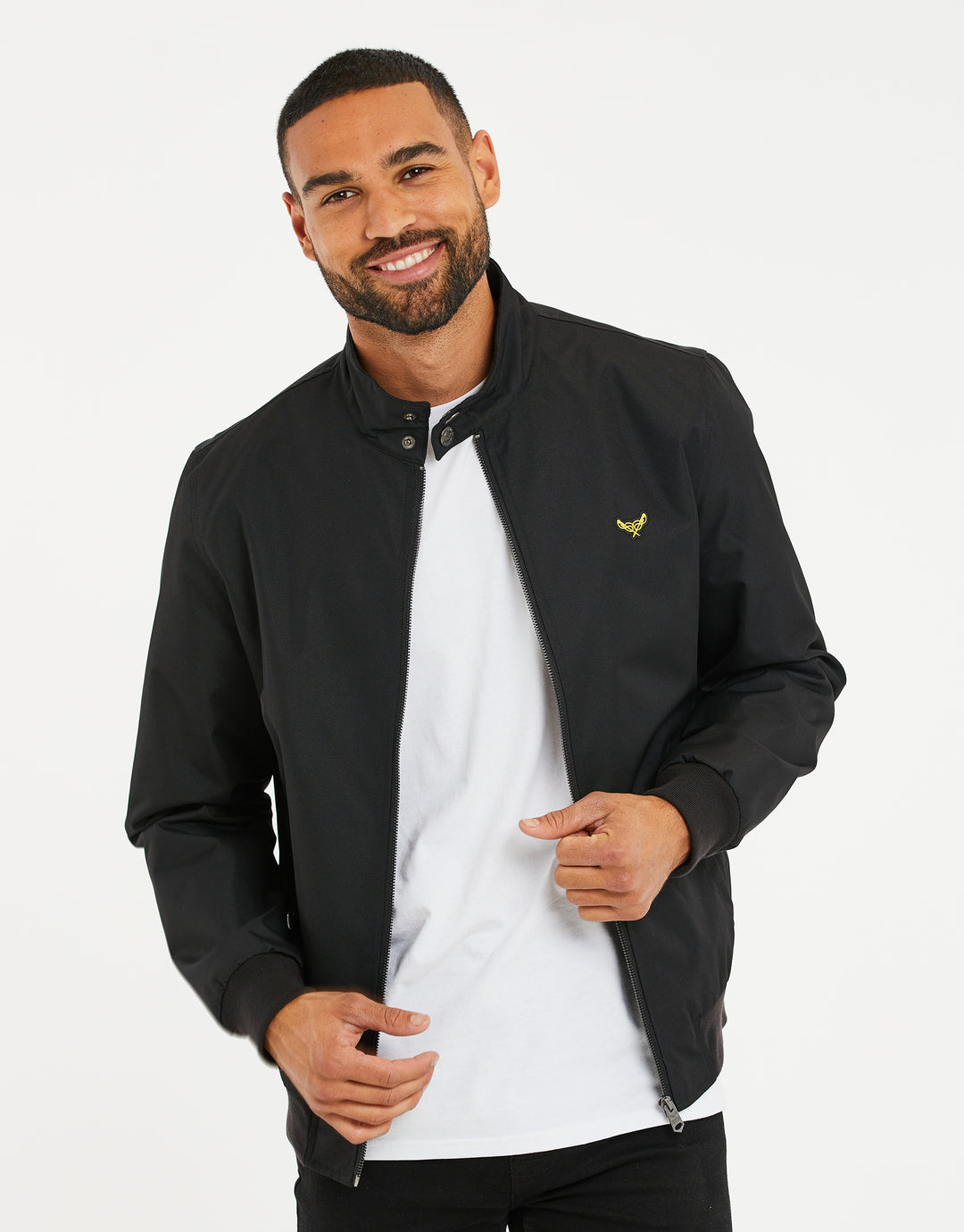 Black Classic Harrington Jacket