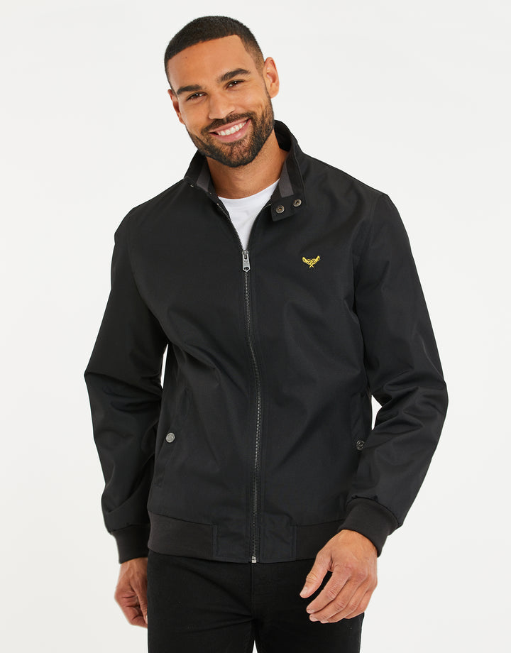 Black Classic Harrington Jacket