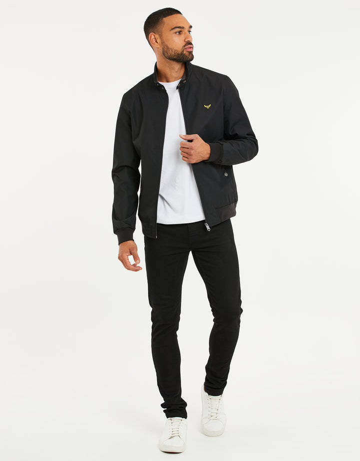 Black Classic Harrington Jacket