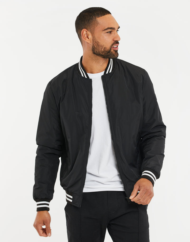 Black Bomber Jacket