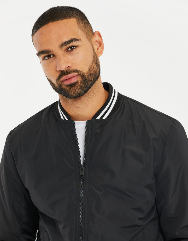 Black Bomber Jacket