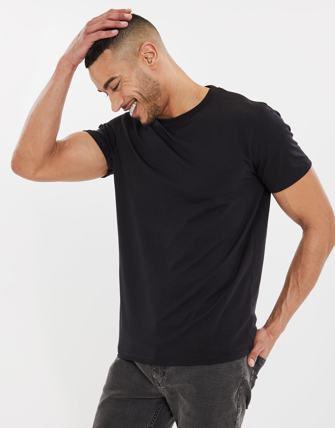 Black Essential Short Sleeve T-Shirts (3 Pack)