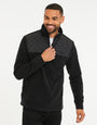 Black Onion Quilted Quarter Zip Fleece