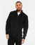 Black Zip-Through Fitness Fleece