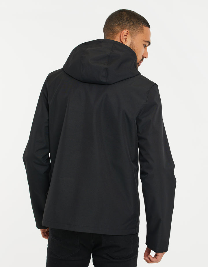 Black Hooded Jacket