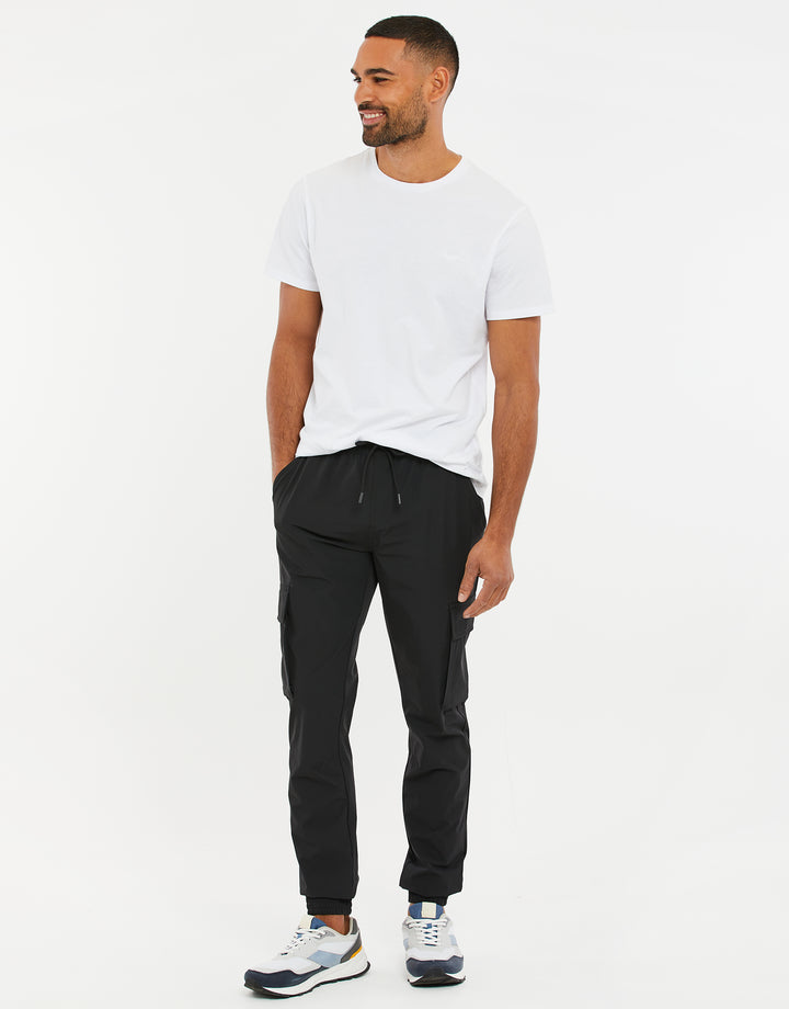 Black Cargo Trousers