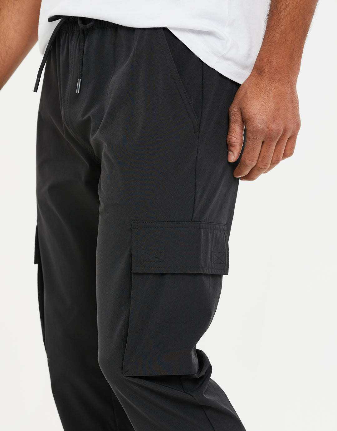 Black Cargo Trousers