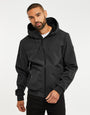 Black Lightweight Hooded Jacket
