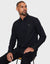 Black Cotton Long Sleeve Shirt
