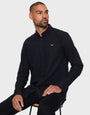 Black Cotton Long Sleeve Shirt
